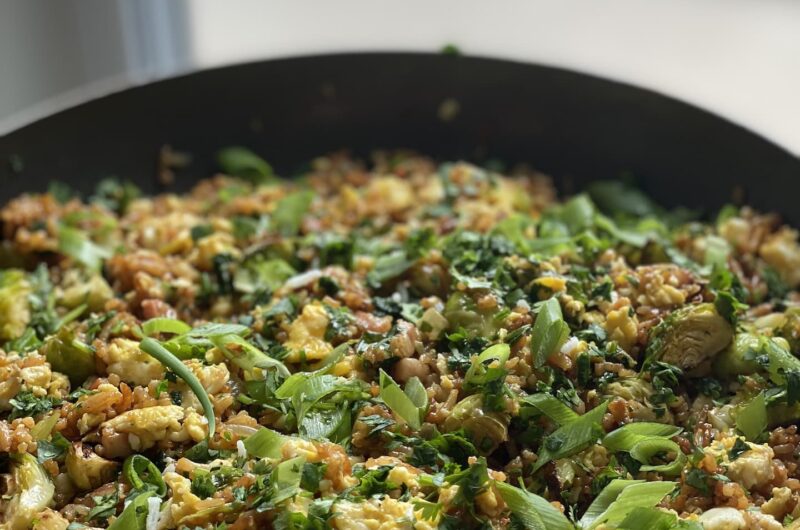 Brussel Sprout and Pancetta Fried Rice